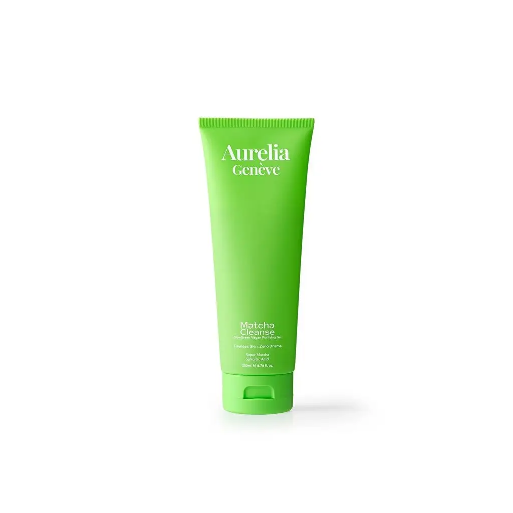 Aurelia Geneve Matcha Cleanse GlowGreen Vegan Purifying Gel 200 ml